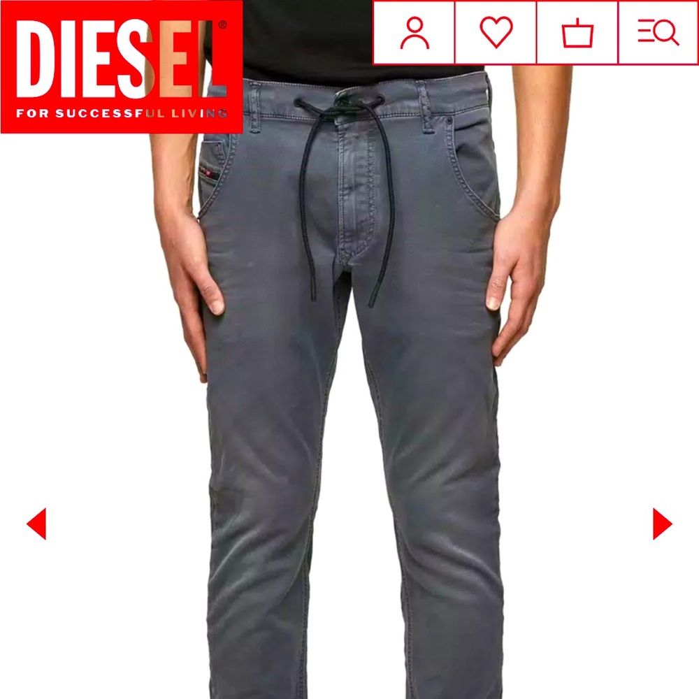 Dark grey men’s Diesel jeans 👖 - like new condition